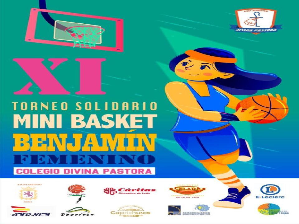 Este sábado se celebra el XI Torneo Solidario Mini Basket Benjamín Femenino entre Pastorinas y Leonés Corredera