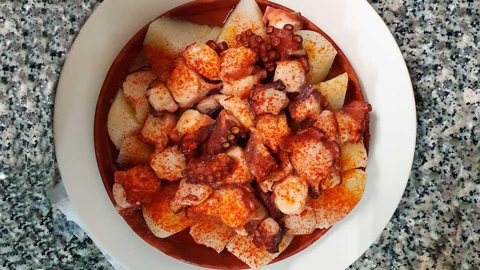 Pulpo con cachelos