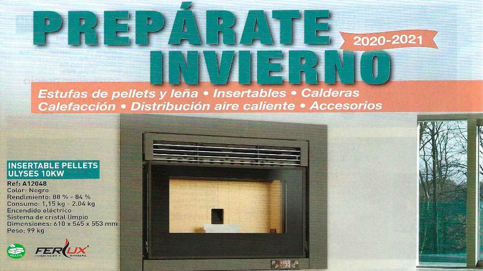 ESTUFA INSERTABLE DE PELLET AIRE (ULYSES)