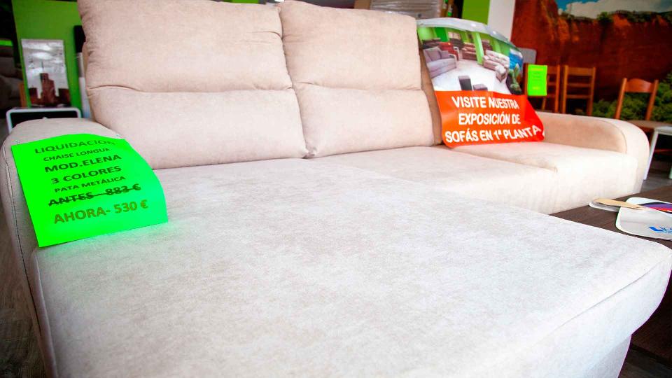 Sofá Chaise Longue Modelo Elena