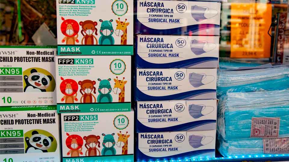 Todo tipo de mascarillas homologadas