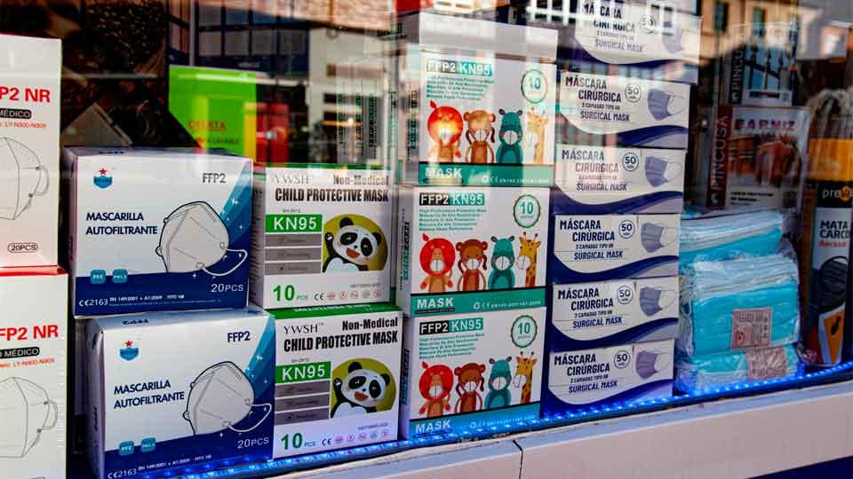 Todo tipo de mascarillas homologadas
