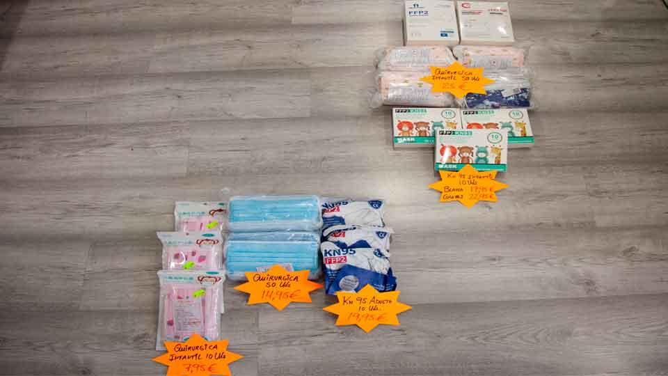 Todo tipo de mascarillas homologadas